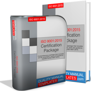 ISO 9001:2015 Certification Package